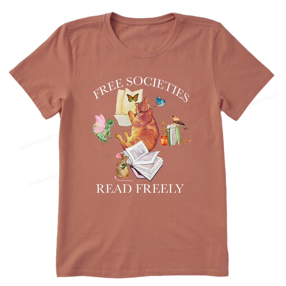 Pagewings Free societies read freely shirt Unisex Classic T-shirt