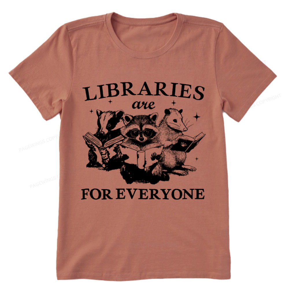 Pagewings Libraries Are For Everyone Unisex Classic T-shirt