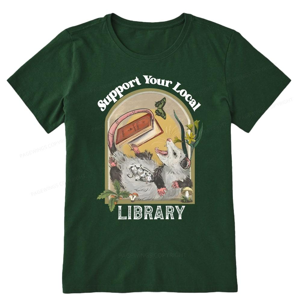 Pagewings Library Readers Make Leaders Jersey Short Sleeve Tee Unisex Classic T-shirt