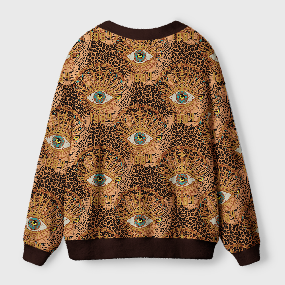 Pagewings Make Orwell Fiction Again Light Knit Unisex Cardigan Sweaters