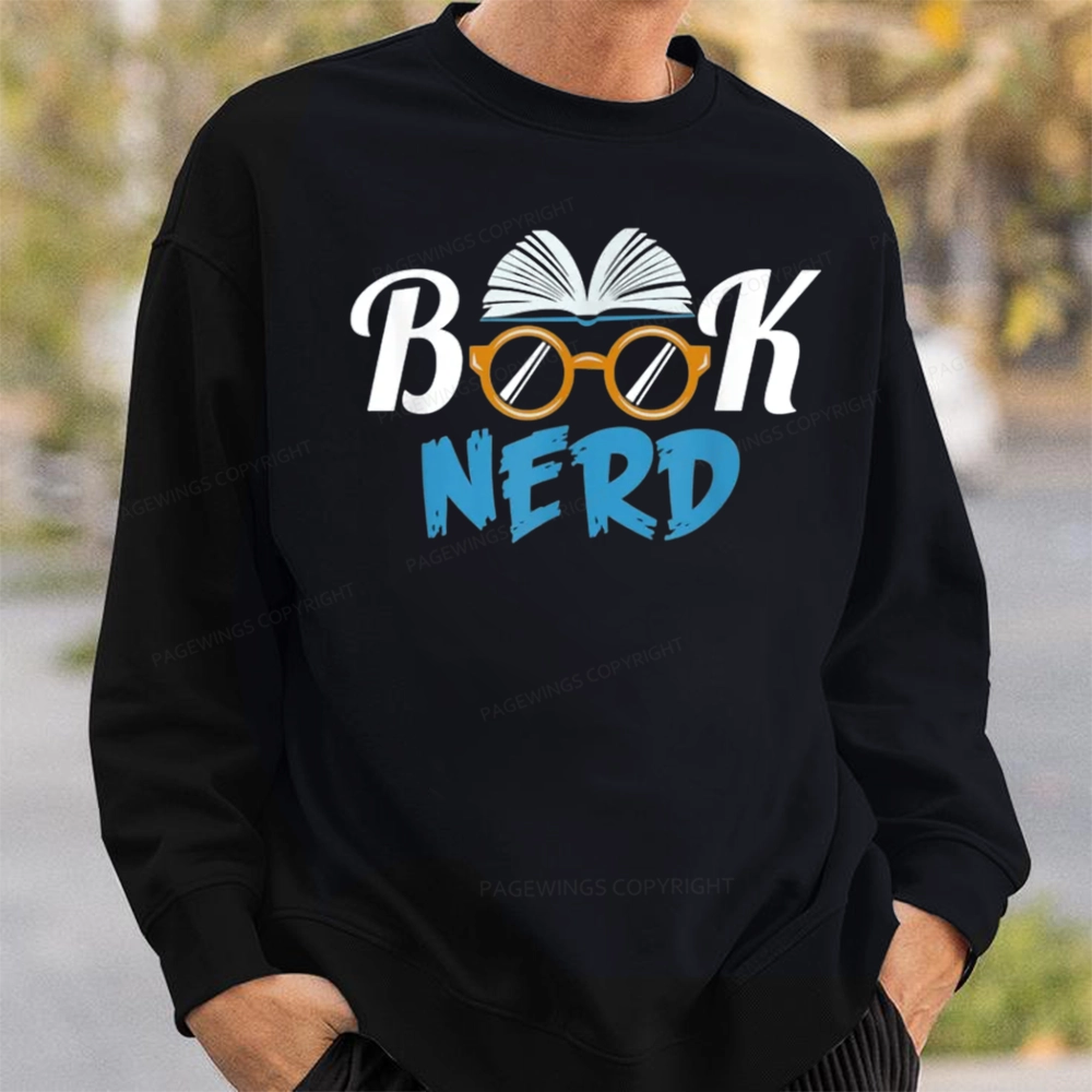 Pagewings Book Nerd Unisex Classic Sweatshirt