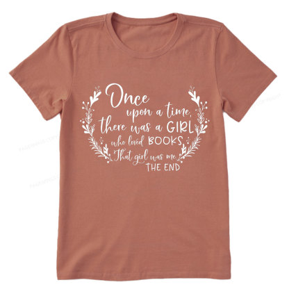 Pagewings There Was A Girl Who Loved Books Unisex Classic T-shirt