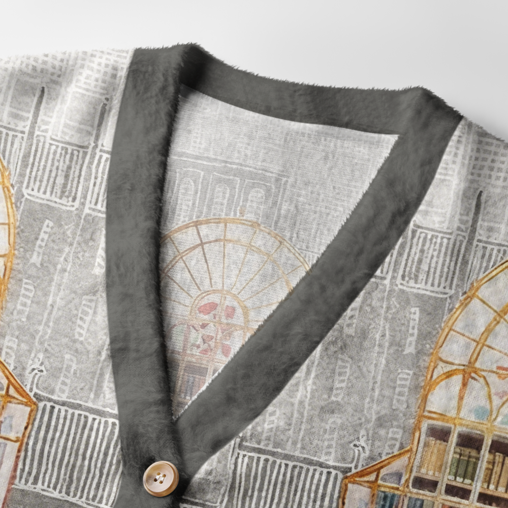 Pagewings Library Light Knit Unisex Cardigan Sweaters