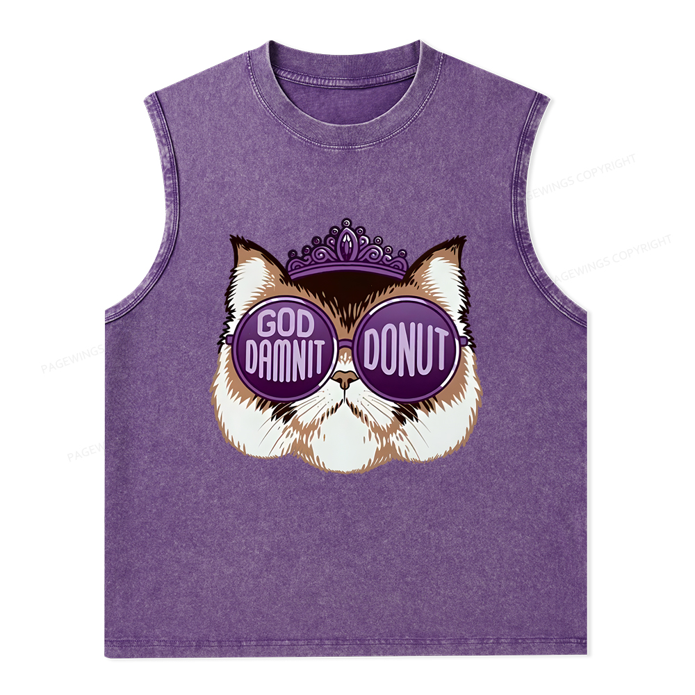 Pagewings Sci-Fi Book Lover Unisex Washed Tank Top