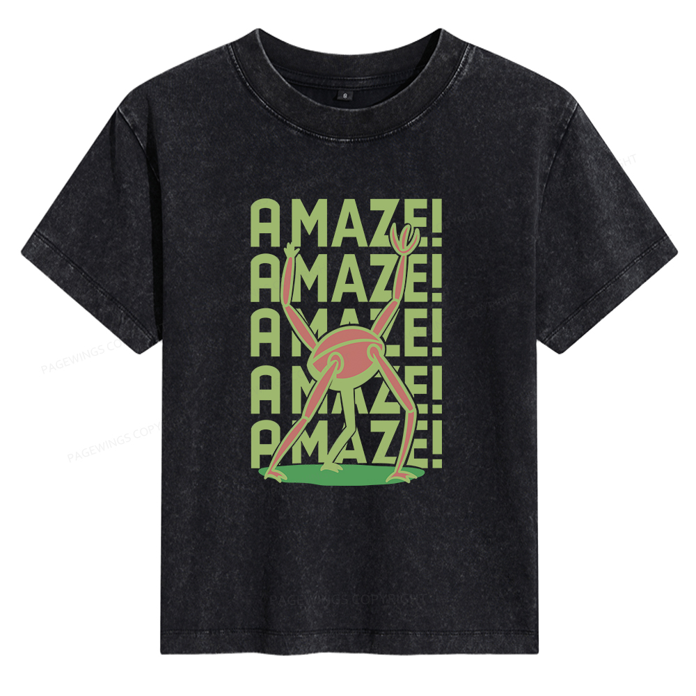 Pagewings Rocky Amaze Women's Washed T-shirt