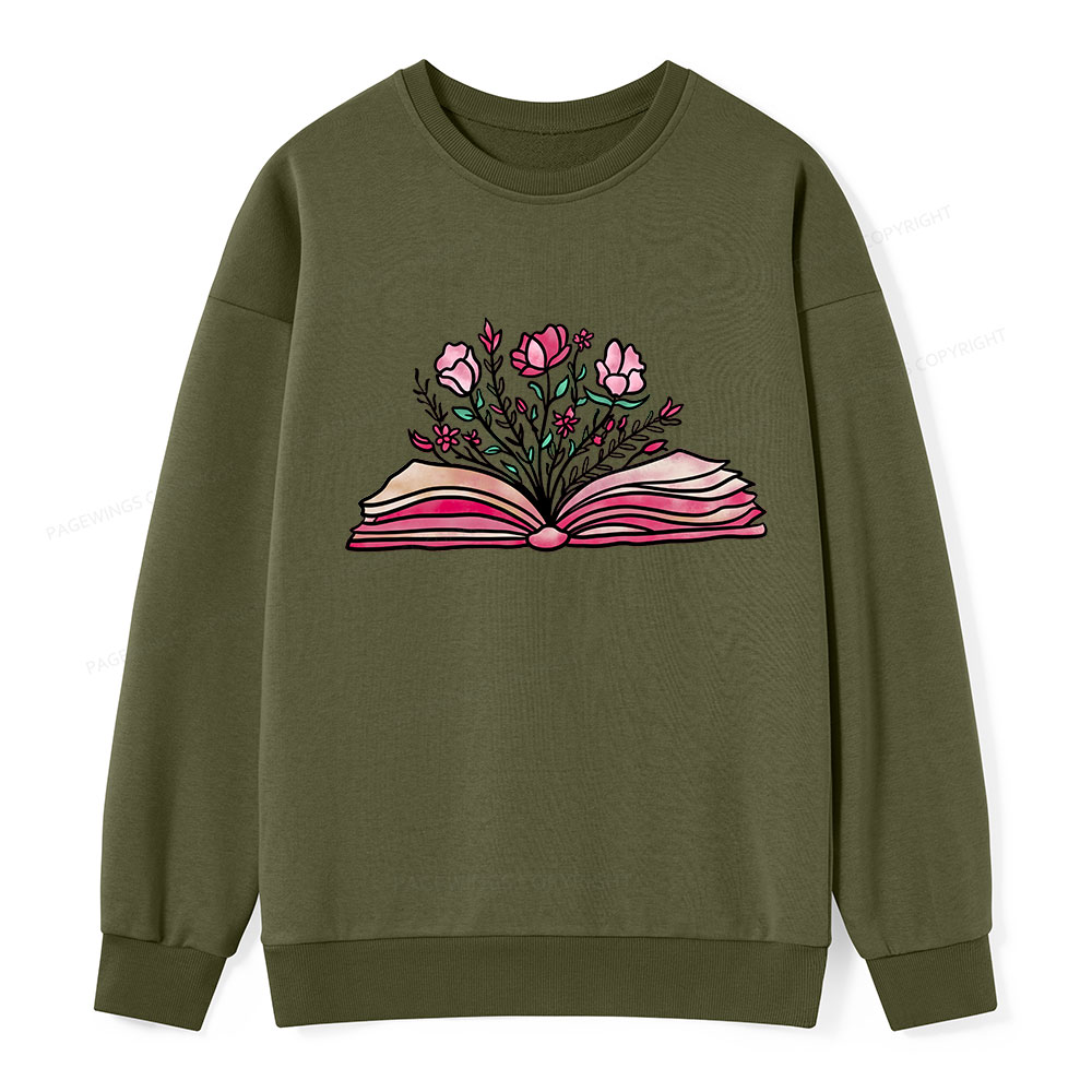 Pagewings Booktrovert Definition Funny Book Lover Png Unisex Classic Sweatshirt