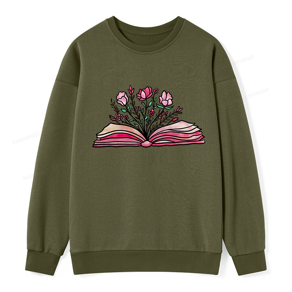 Pagewings Booktrovert Definition Funny Book Lover Png Unisex Classic Sweatshirt