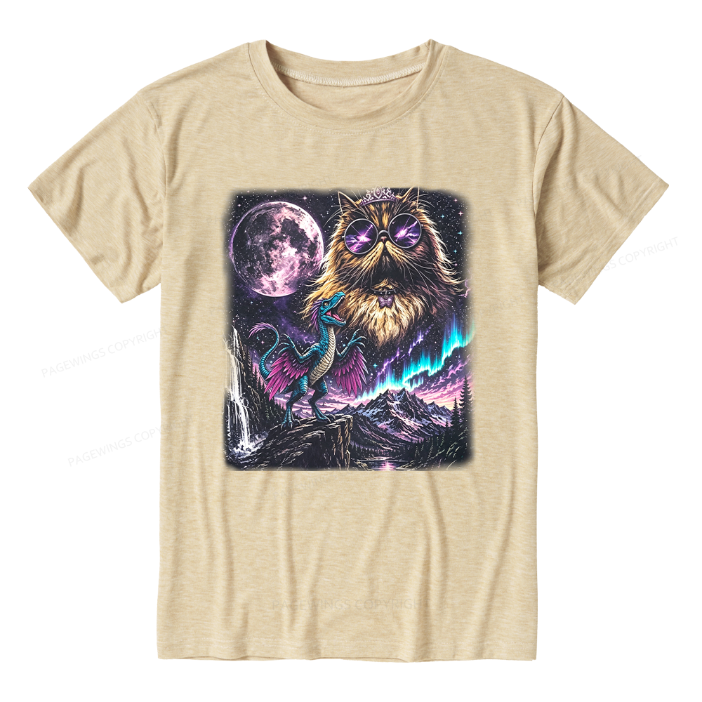 Pagewings Sci Fi Books Lover Unisex Heather T-Shirt