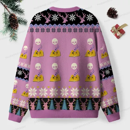 Pagewings The Bookworm Unisex Ugly Knit Sweatshirt