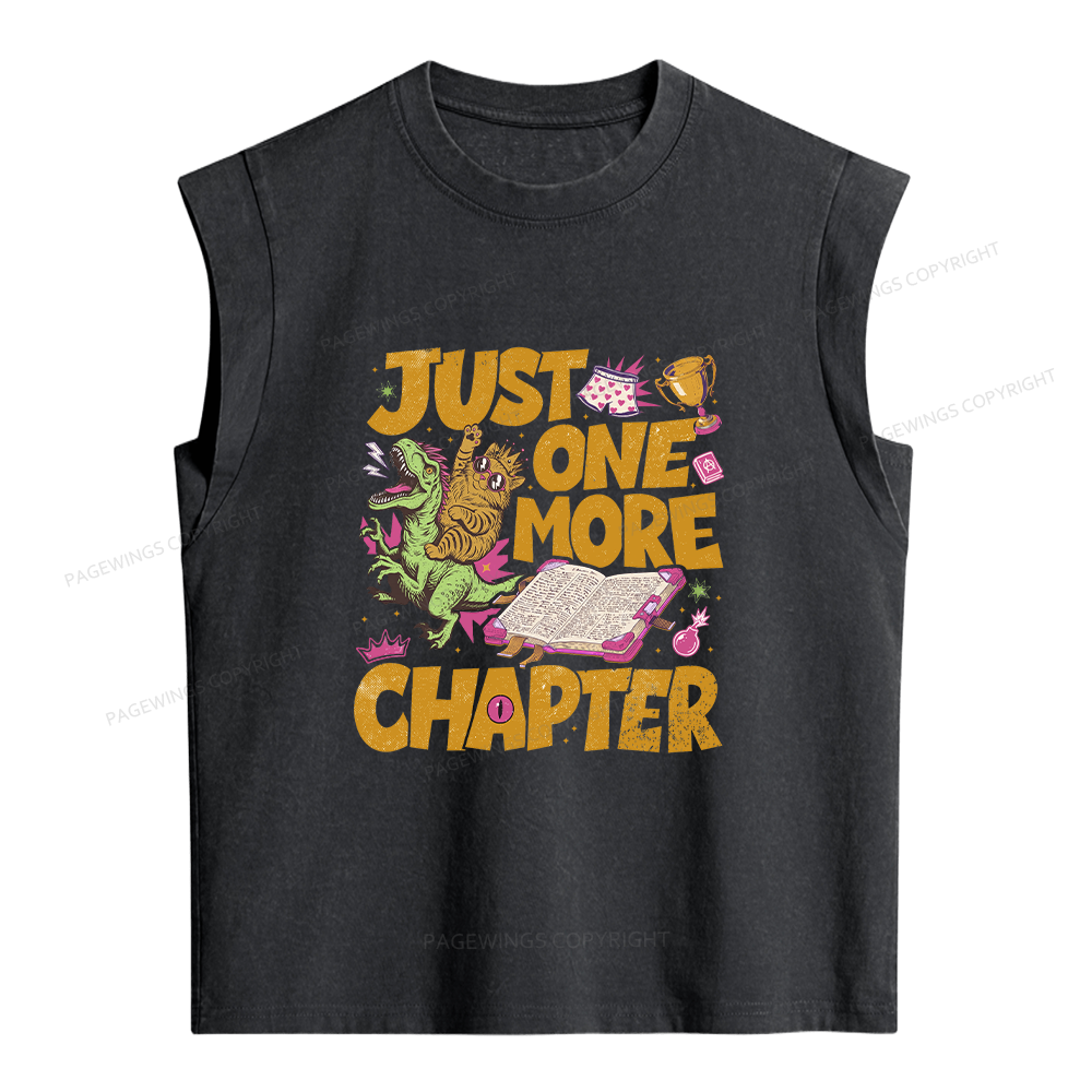 Pagewings One More Chapter Women's Washed Tank Top