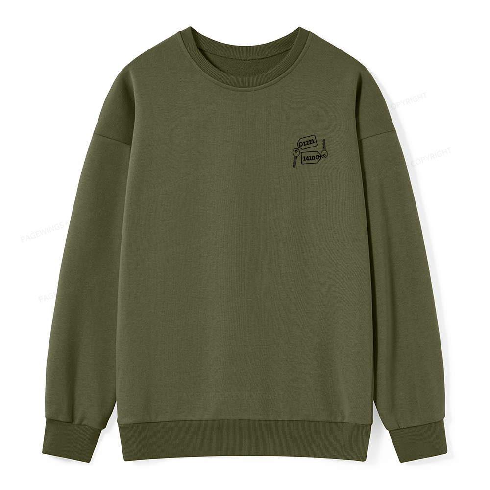 Pagewings Room Numbers Unisex Classic Sweatshirt