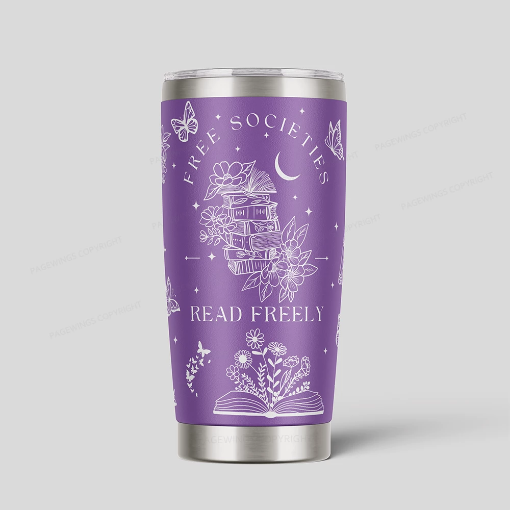 Pagewings Read Books Be Kind Stay Weird Tumbler