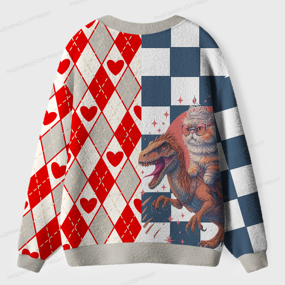 Pagewings Sci-Fi Book Lover Unisex Ugly Cardigan Sweaters