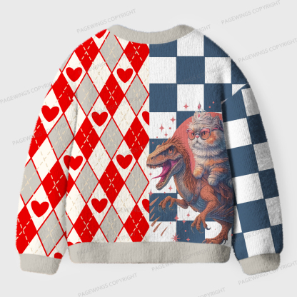 Pagewings Sci-Fi Book Lover Unisex Ugly Cardigan Sweaters