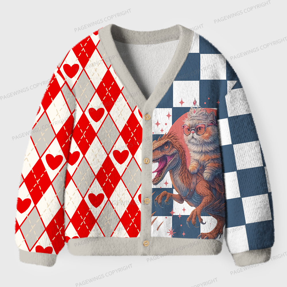 Pagewings Sci-Fi Book Lover Unisex Ugly Cardigan Sweaters