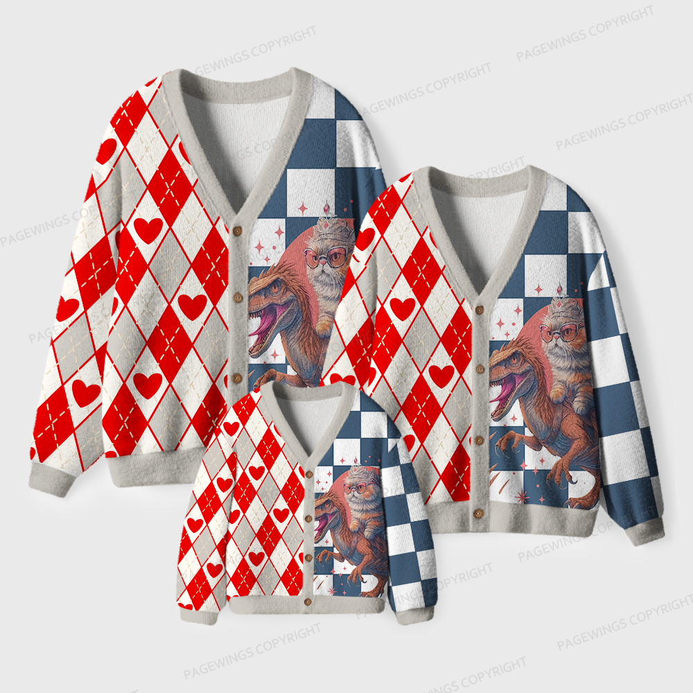 Pagewings Sci-Fi Book Lover Unisex Ugly Cardigan Sweaters