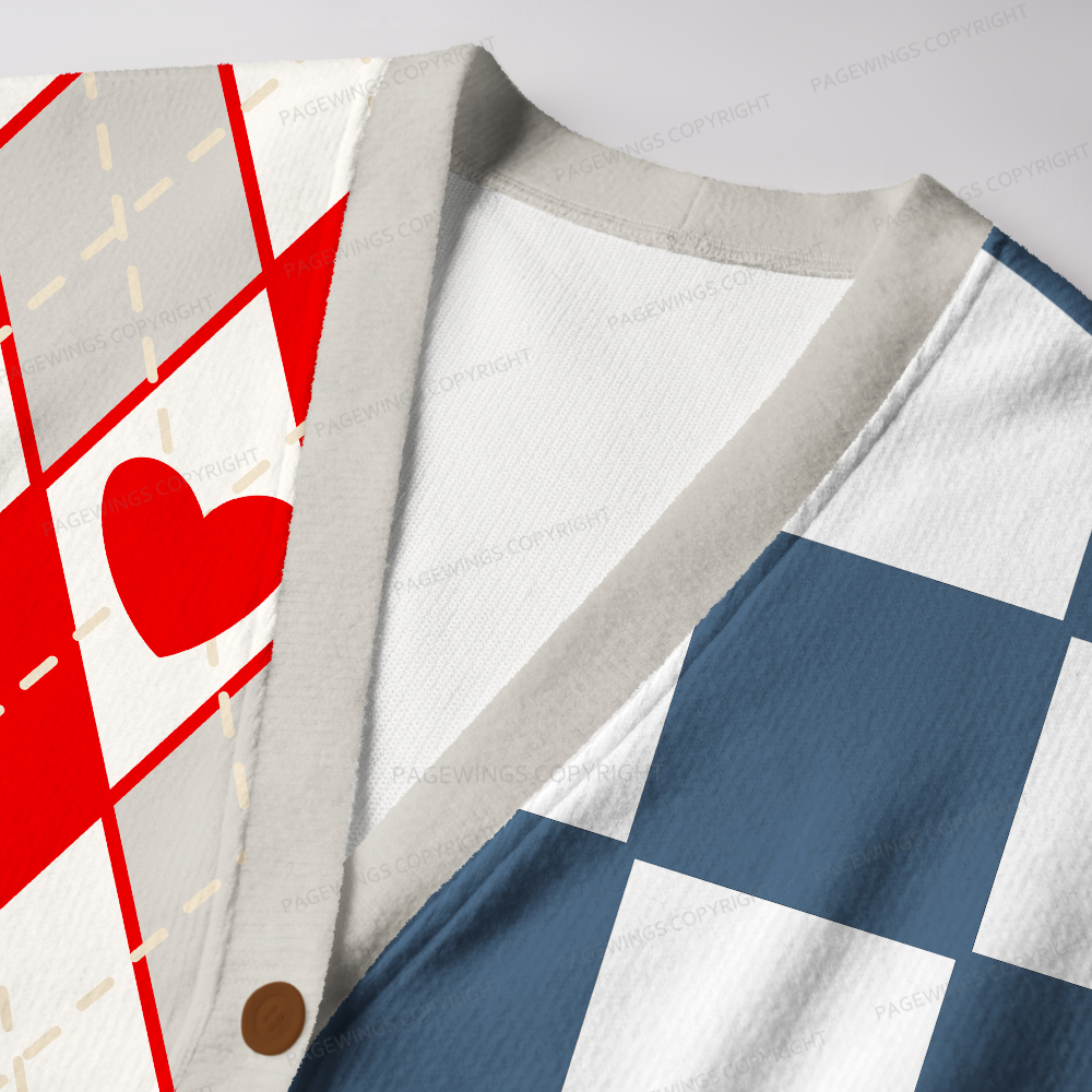 Pagewings Sci-Fi Book Lover Unisex Ugly Cardigan Sweaters