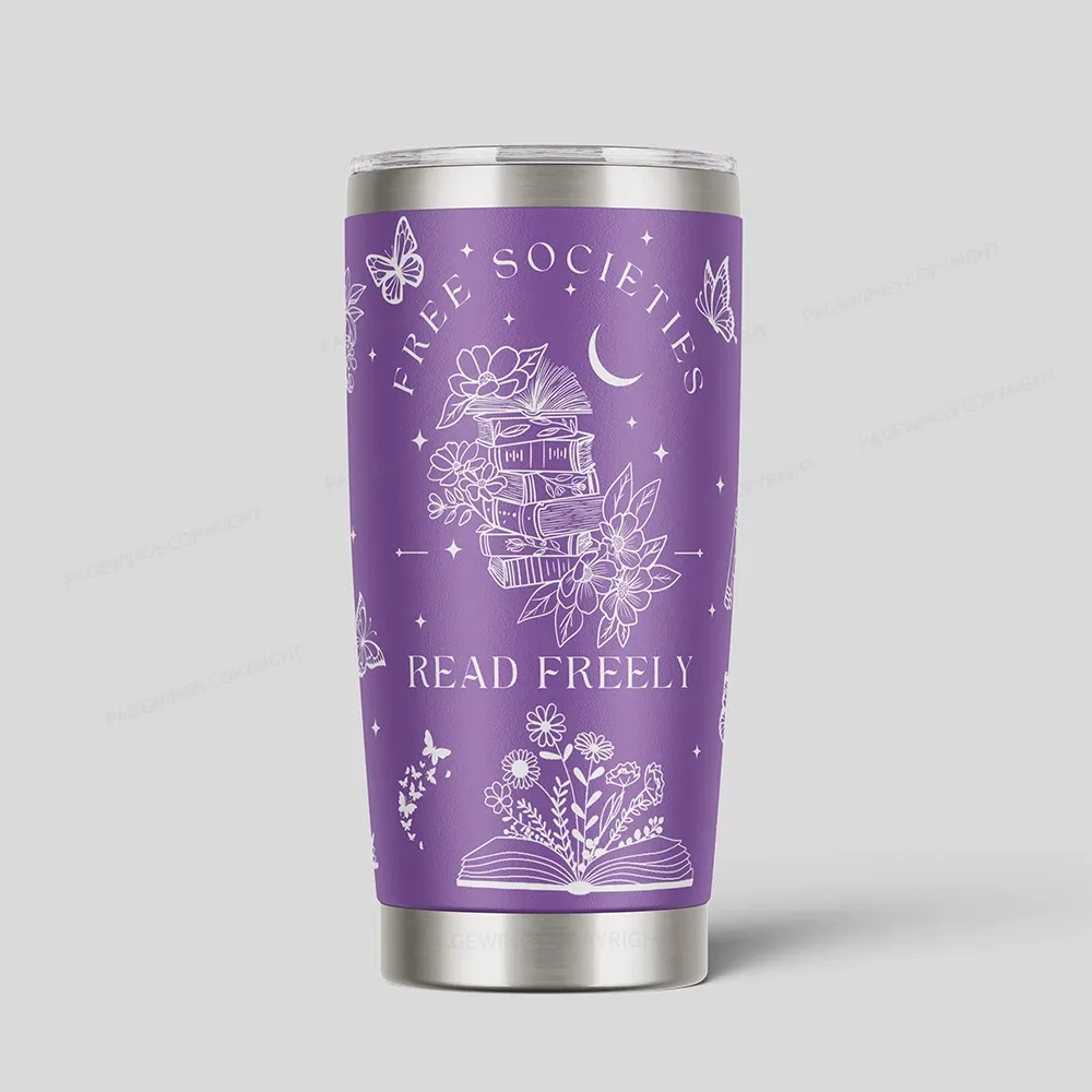 Pagewings Read Books Be Kind Stay Weird Tumbler