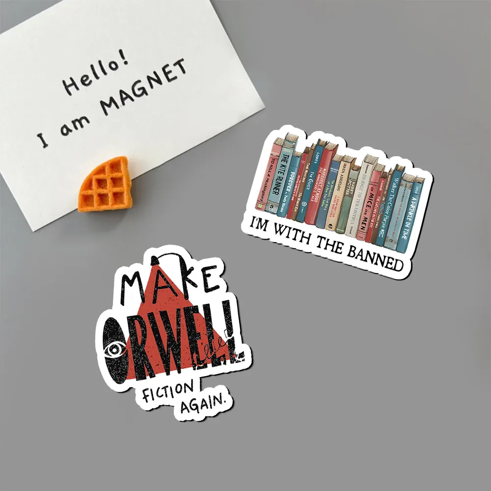 Pagewings I'm With The Banned Fridge Magnet