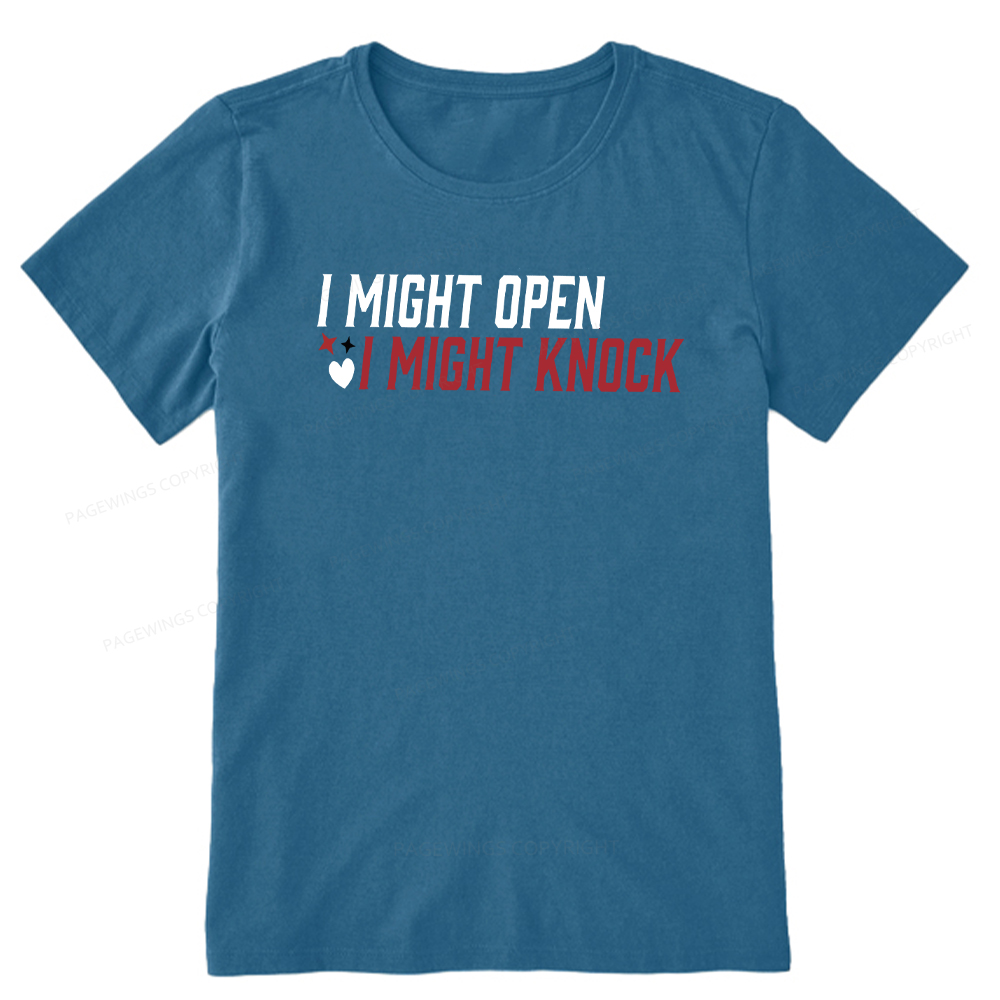 Pagewings I Might Knock Unisex Classic T-shirt