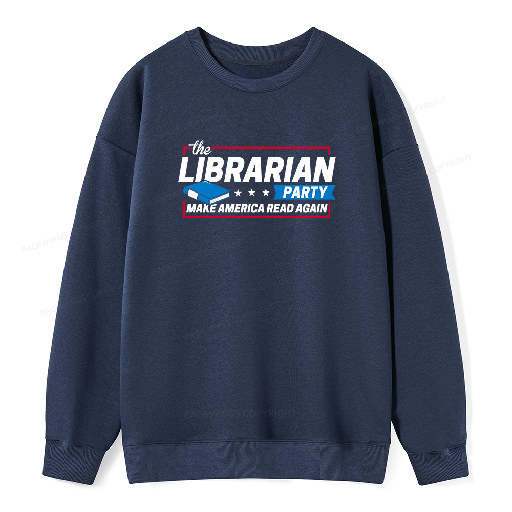 Pagewings The Librarian Party Unisex Classic Sweatshirt