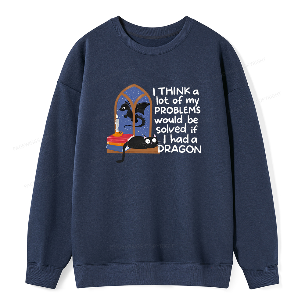 Pagewings If I Had A BookDragon Unisex Classic Sweatshirt