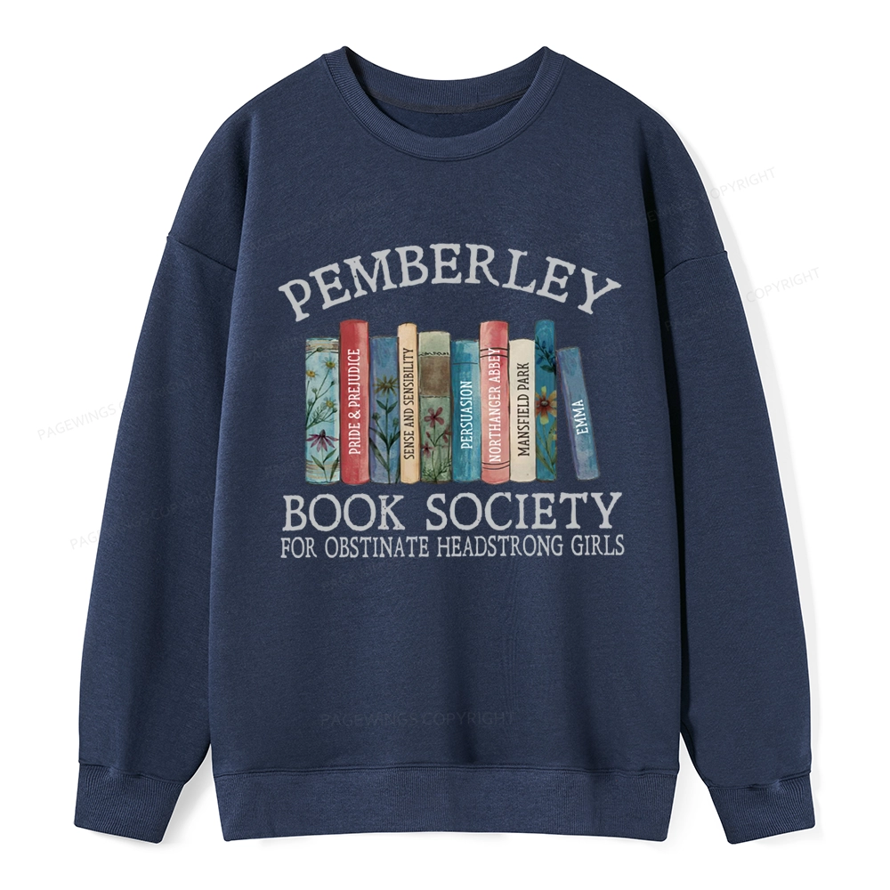 Pagewings Pemberley Book Society Unisex Classic Sweatshirt