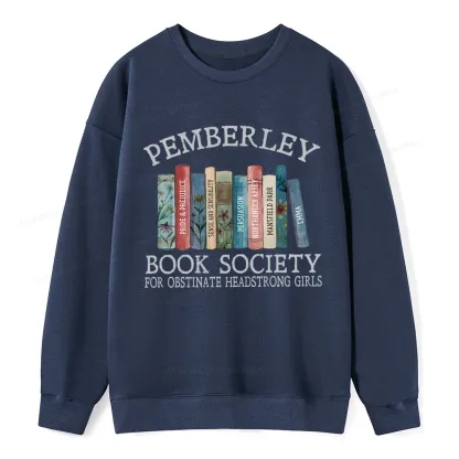 Pagewings Pemberley Book Society Unisex Classic Sweatshirt