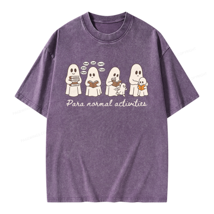 Pagewings Just One More Chapter Unisex Washed T-shirt