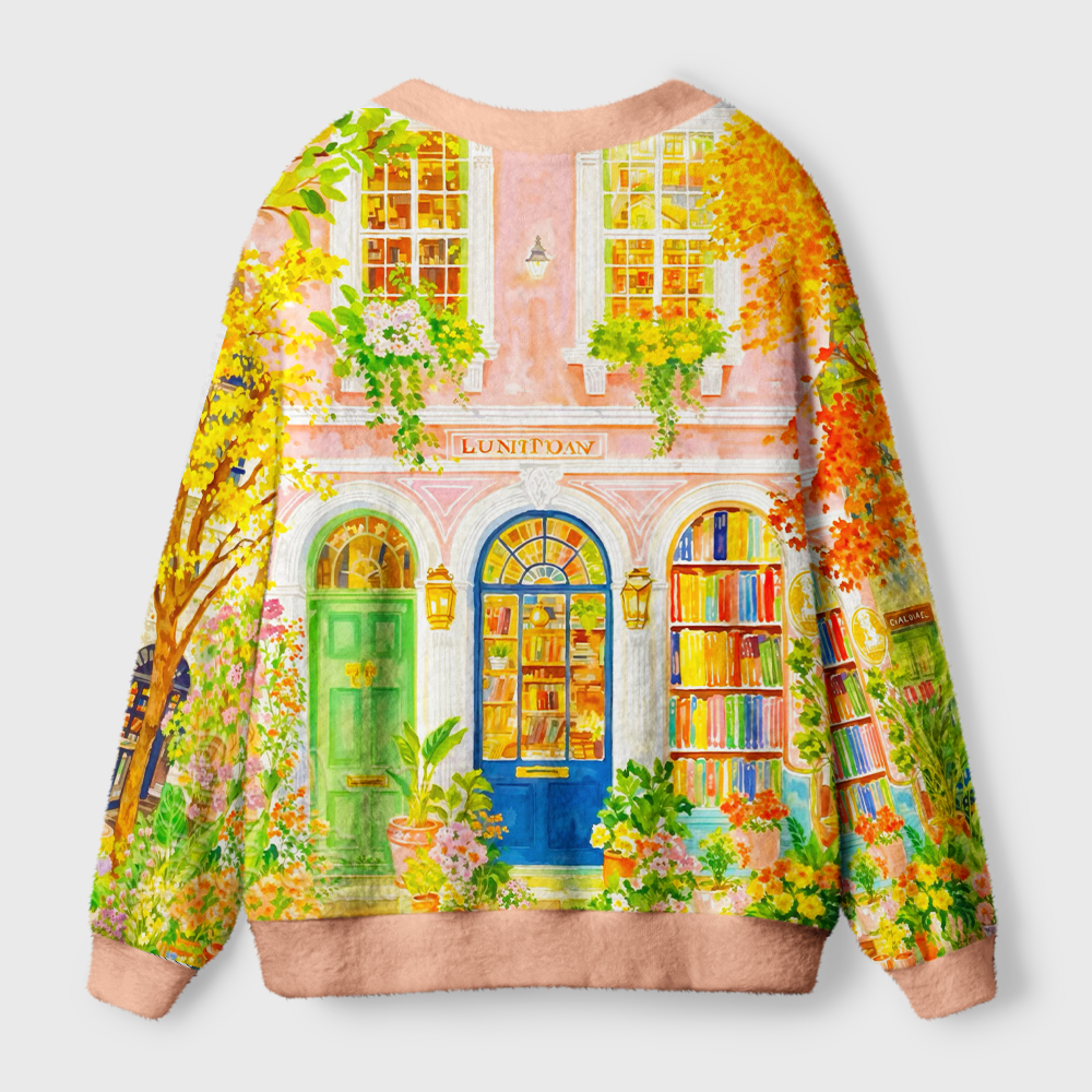 Pagewings Bookstore Light Knit Unisex Cardigan Sweaters