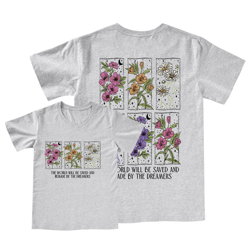 Pagewings  The World Will Be Saved And Remade V-neck T-shirt