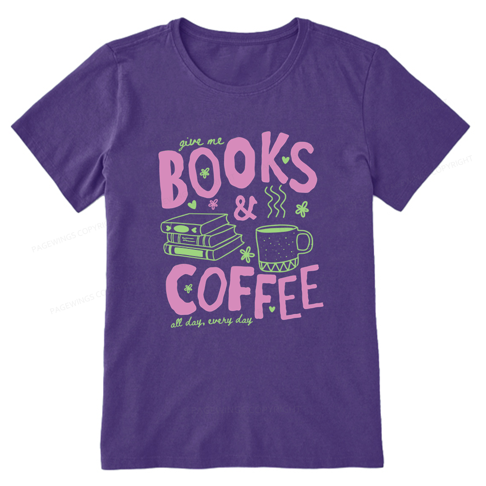 Pagewings Books and Coffee Unisex Classic T-shirt