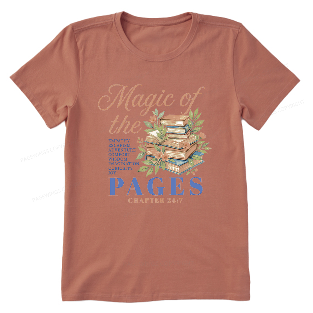 Pagewings Magic Of The Pages Bookish Unisex Classic T-shirt