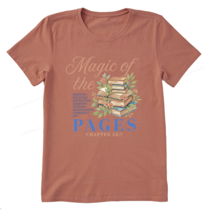 Pagewings Magic Of The Pages Bookish Unisex Classic T-shirt