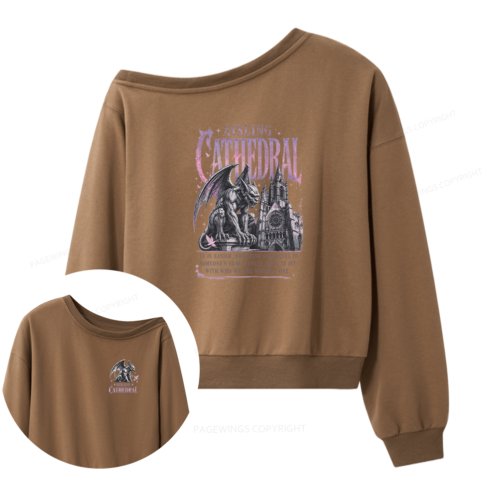 Pagewings Dark Fantasy Lover Women Off Shoulder Sweatshirt