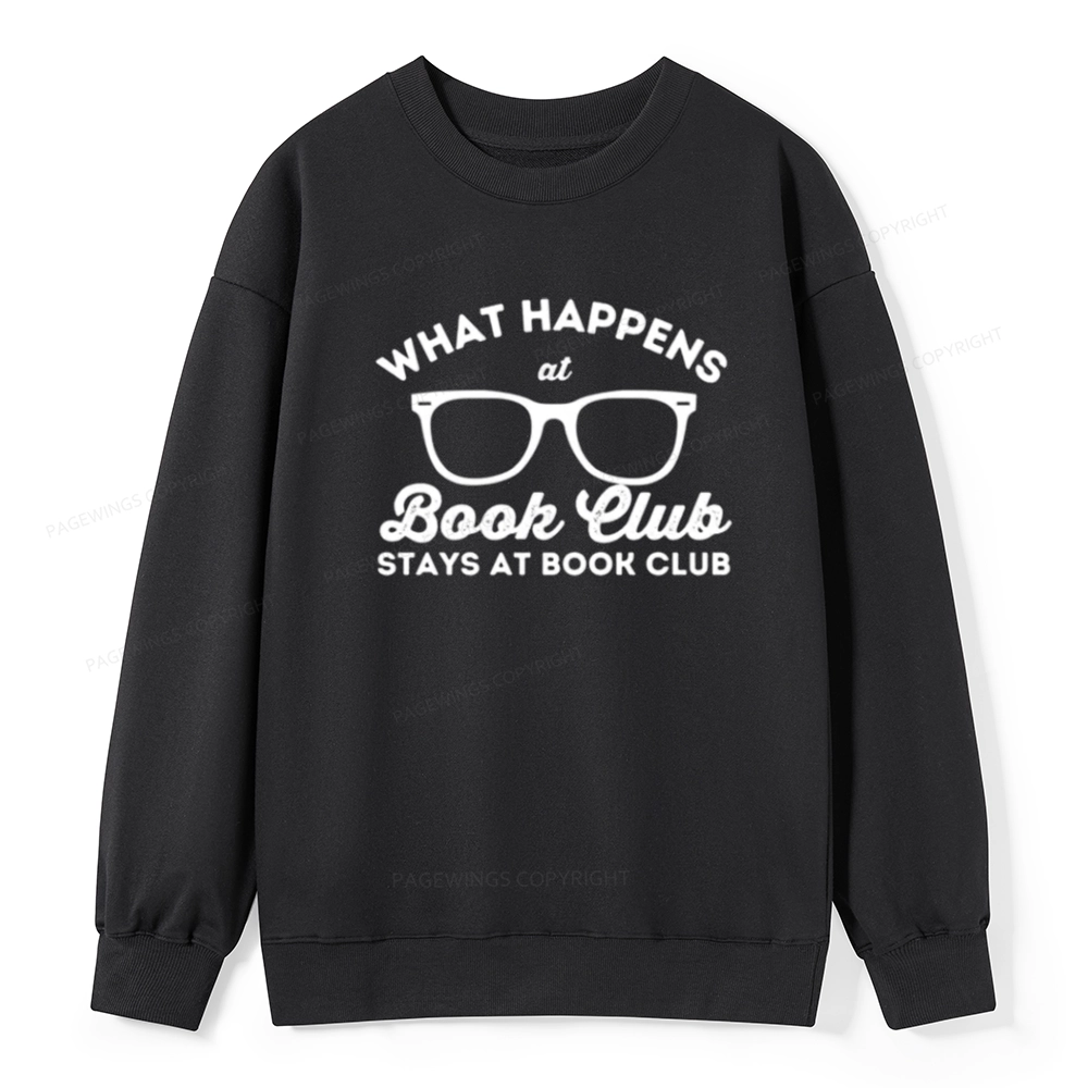Pagewings What Happens At Book Club Unisex Classic Sweatshirt