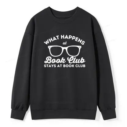 Pagewings What Happens At Book Club Unisex Classic Sweatshirt