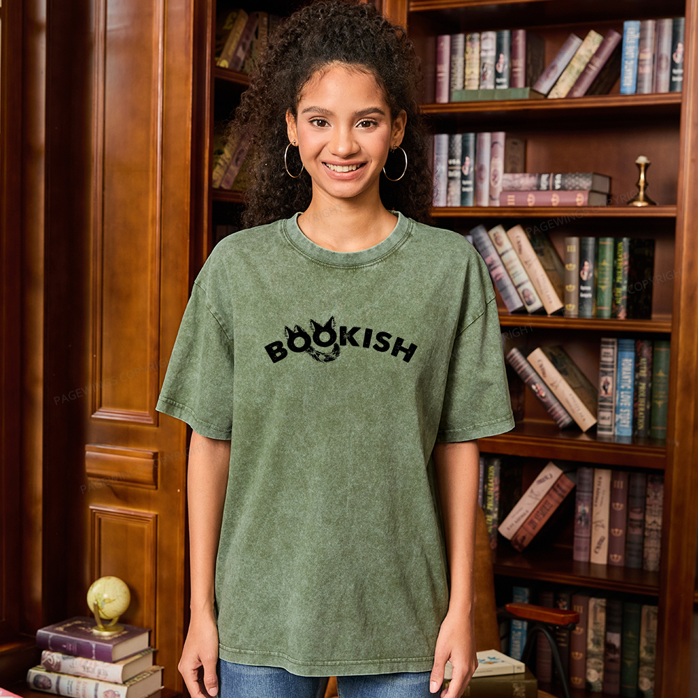 Pagewings Bookish Unisex Washed T-shirt