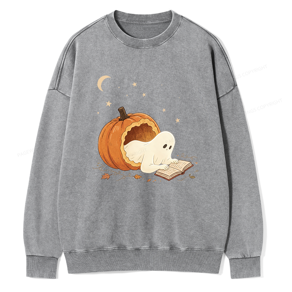 Pagewings Waiting For Fall Unisex Washed Sweatshirt