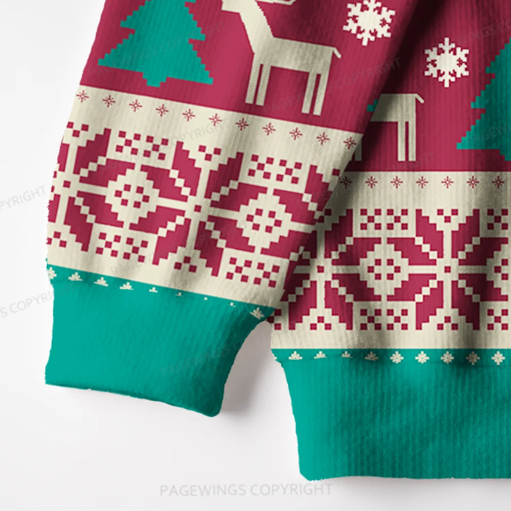 Pagewings North Pole Readers Club Unisex Ugly Knit Sweatshirt