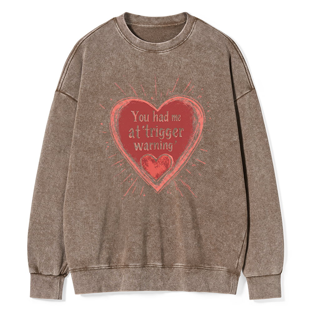 Pagewings Dark Romance Unisex Washed Sweatshirt