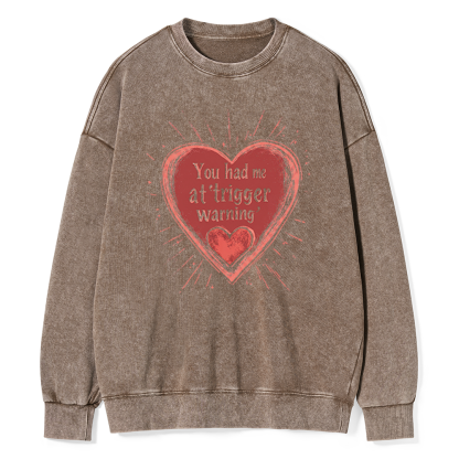Pagewings Dark Romance Unisex Washed Sweatshirt