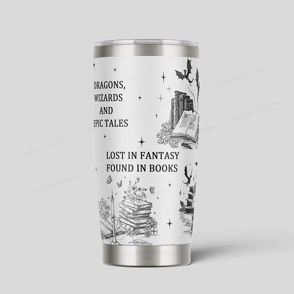 Pagewings Fantasy Readers Society Tumbler