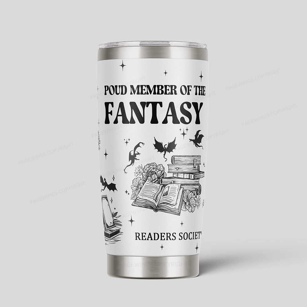 Pagewings Fantasy Readers Society Tumbler