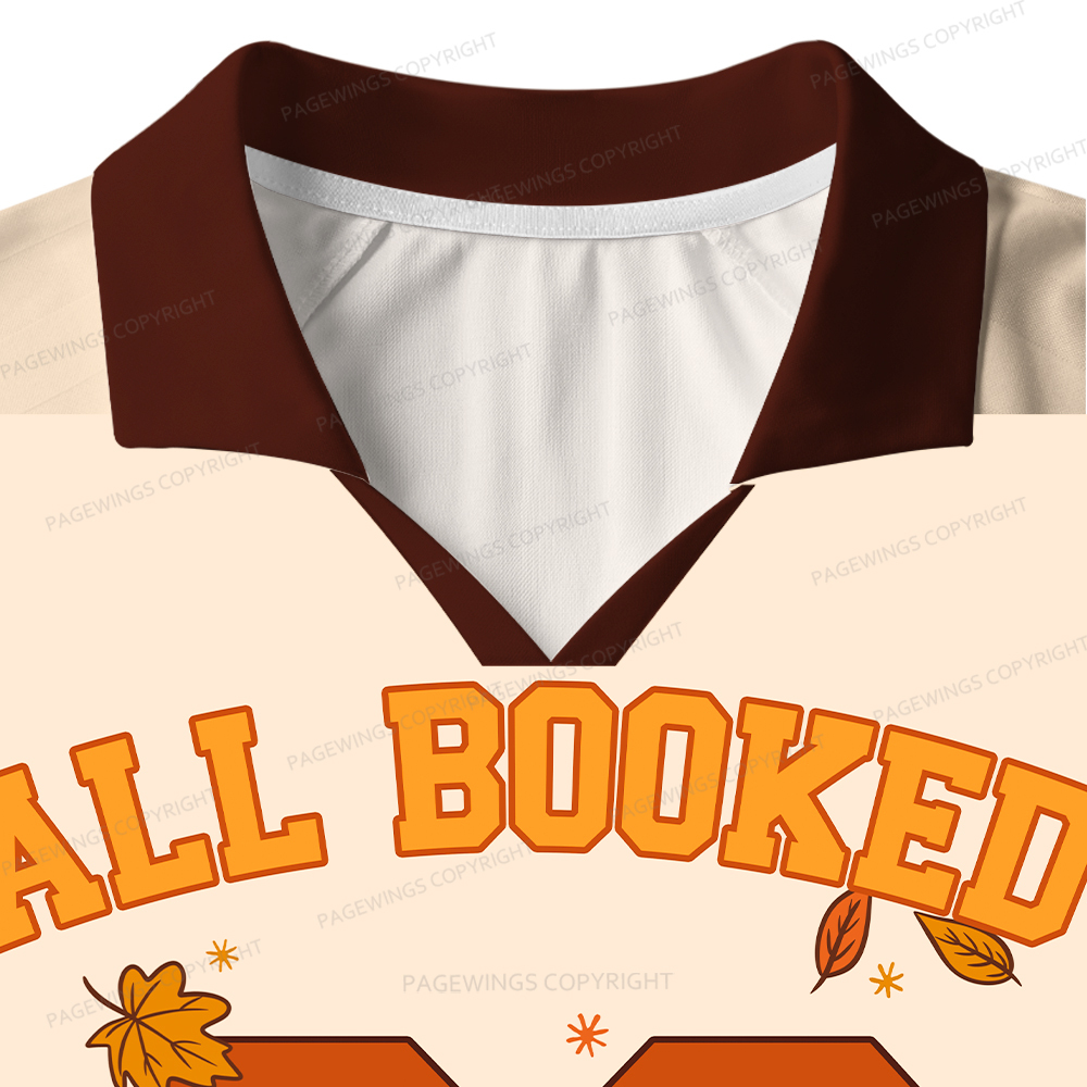 Pagewings All Booked Unisex Long Sleeve Jersey