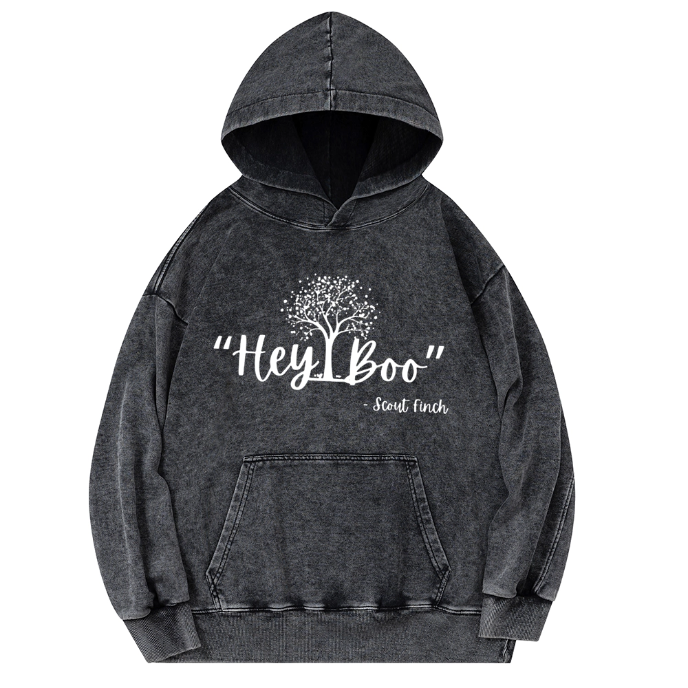 Pagewings To Kill a Mockingbird Unisex Washed Hoodie