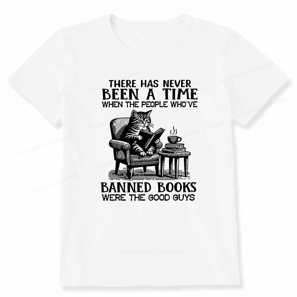 Pagewings Cats Reading Books Are Prohibited From Having Books Unisex Classic T-shirt
