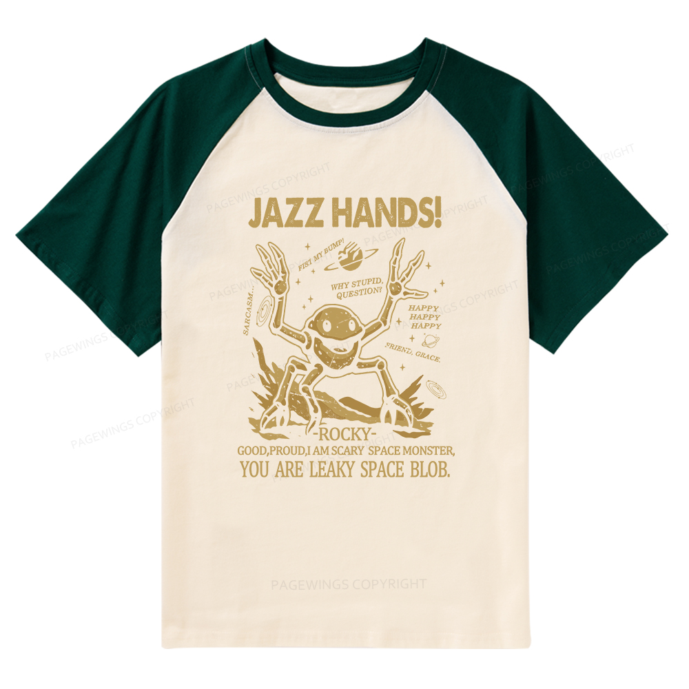 Pagewings Science Fiction Nerd Raglan T-shirt