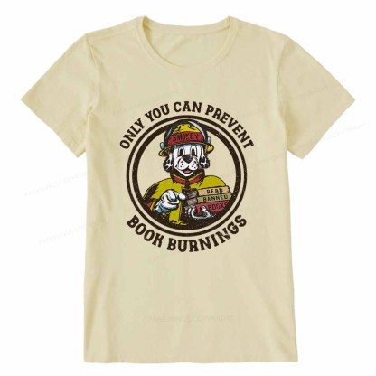 Pagewings Prevent Book Burnings Unisex Classic T-shirt