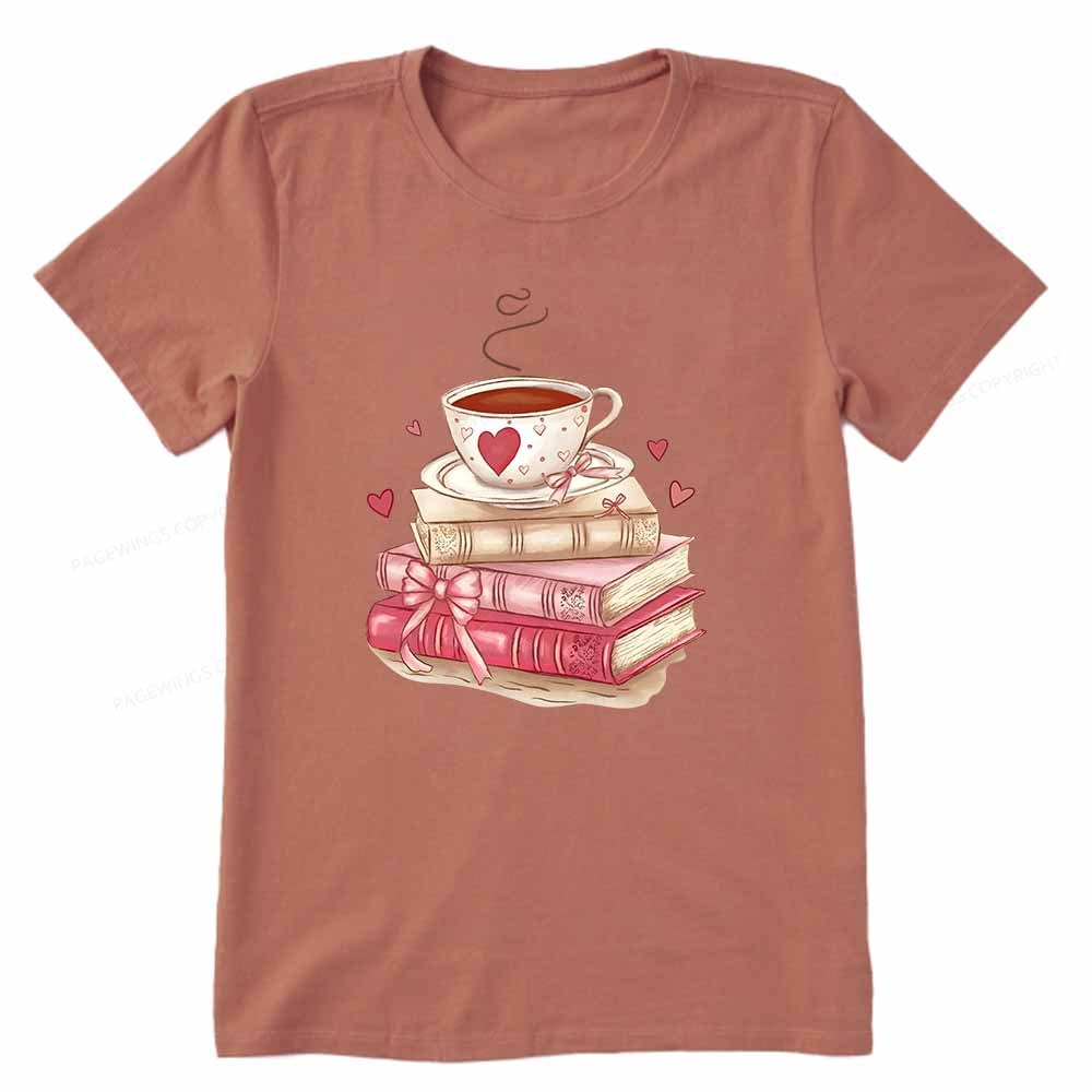 Pagewings Book Lover Valentine Sweatshirt Unisex Classic T-shirt